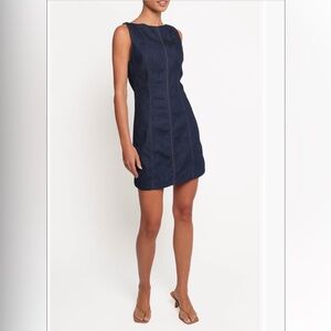 Petal & Pup Navy Denim Dress